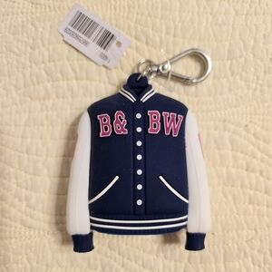 NWT Bath & Body Works Varsity Jacket Pocketbac Hand Sanitizer Holder